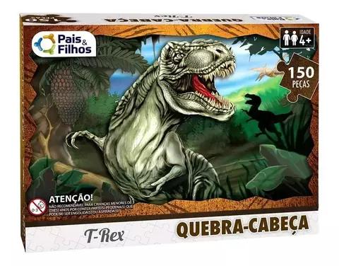 QUEBRA CABEÇAS 150 PC T-REX 38042