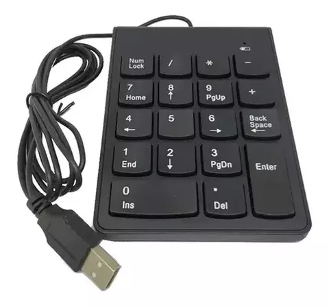 TECLADO NUMÉRICO USB BK-N30