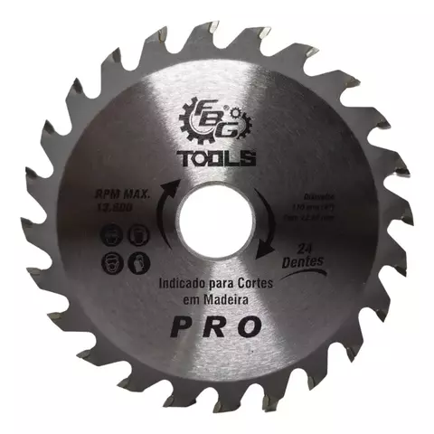 FBG-3090 DISCO DE CORTE DE MADEIRA 2 ANEIS