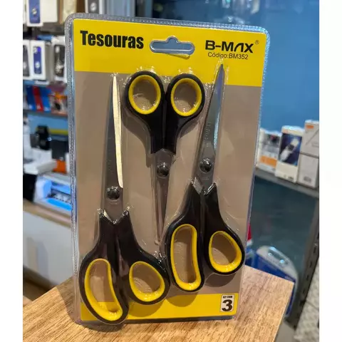 KIT 3 TESOURAS B-TEC BT-352