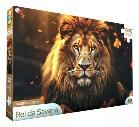 QUEBRA CABEÇA 1000 PC REI DA SAVANA 76400