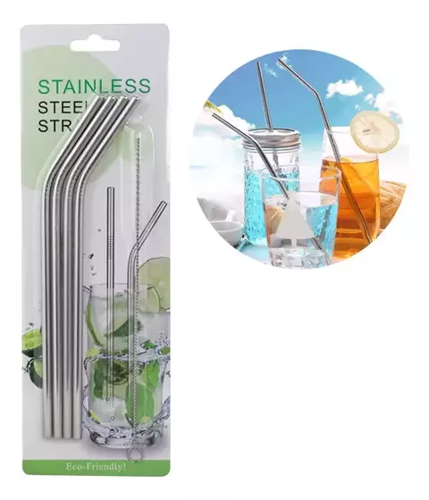 KIT CANUDO DE FERRO REUTILIZAVEL COM ESCOVA DE LIMPESA