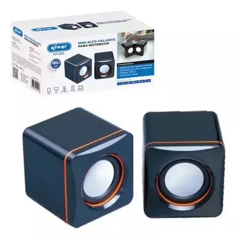 CAIXA DE SOM PARA PC NOTEBOOK 6W KP-600