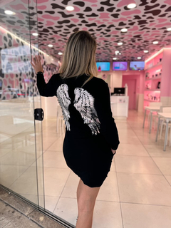 Vestido MOLETINHO PRETO