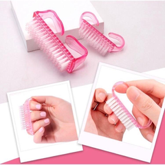 Kit 2 Escovas de Limpeza para Unhas Q Bela Manuela! - Refinada Cosmético