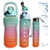 Garrafa 3x1 Motivacional Fitiness 2000ml 900ml 300ml - Promoção na internet