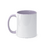 Imagem do Caneca Personalizada de Cerâmica Branca com Interior e Alça Colorida 325ml
