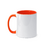 Caneca Personalizada de Cerâmica Branca com Interior e Alça Colorida 325ml - comprar online