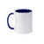 Caneca Personalizada de Cerâmica Branca com Interior e Alça Colorida 325ml - comprar online