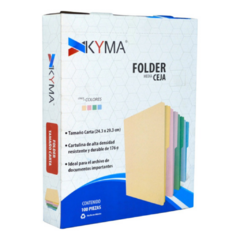 FOLDER CARTA VERDE PASTEL C/100 KYMA