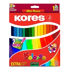 COLORES TRIANGULARES C/26 KORES