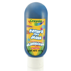 PINTURA DEGITAL LAVABLE 147ML AZUL CRAYOLA