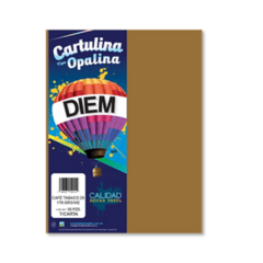 HOJA OPALINA CARTA 175GRS C/50 CAFE TABACO 29 DIEM