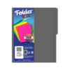 FOLDER OFICIO GRIS INTENSO 12 DIEM