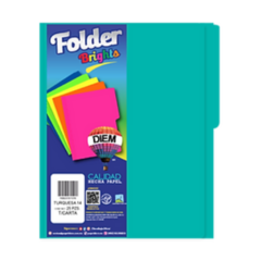 FOLDER CARTA TURQUESA 14 DIEM