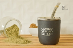 Mate acero grabado - comprar online