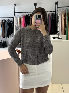 Tricot Antônia Cinza na internet
