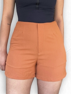 Shorts Lari Viscose Terracota