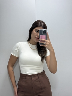 Camiseta BabyTee Off White