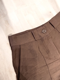 Calça Geórgia Alfaiataria Marrom - loja online