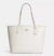 Bolsa City Tote In Signature Canvas Coach 5696 Blanco