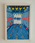 Pileta 2 - Cho Bracamonte - 17 x 22 cm - Marcadores sobre papel, enmarcadas