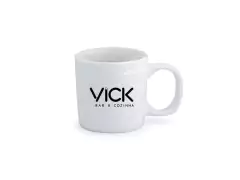 25 unids - Caneca 110 ml de porcelana personalizada P