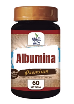 Albumina 2000mg 60Caps - MultiVitta
