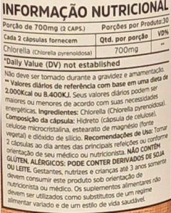 Chlorella 700mg 60 caps - Multivitta na internet