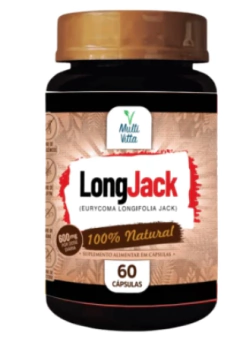 LONG JACK 60 CÁPSULAS (EURYCOMA LONGIFOLIA JACK) - MULTIVITTA