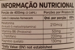 Melatonina 400mg 60 caps - Multivitta na internet
