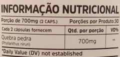QUEBRA PEDRA 700MG 60 CAPS - MULTIVITTA na internet