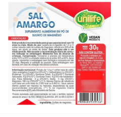 Sal Amargo Em Pó 30g - Unilife - comprar online
