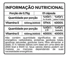 VITAMINA E FITOPRIME 400mg 60 caps - comprar online