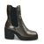 BOTA FEMININA ELÁSTICO COURO METALIZADO ONIX - Encontro Modas