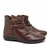 BOTA FEMININA RUGAS EM COURO MOGNO - comprar online