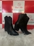 BOTA FEMININA COUNTRY/WESTERN EM COURO CAQUI E PRETO na internet