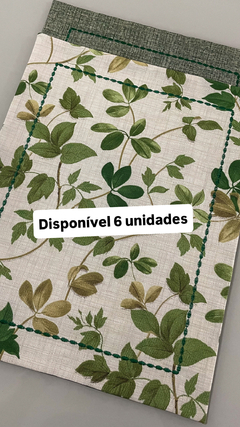 Lugar Americano DUPLA FACE - Folhas (Unidade) - comprar online