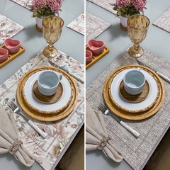 Lugar Americano DUPLA FACE - Floral Vintage (Unidade) - Lia House Store