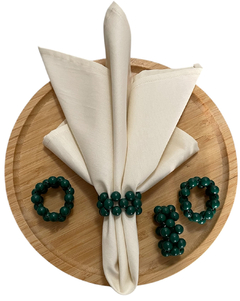 Porta Guardanapo de Bolas Plásticas - Verde Escuro (Unidade) - comprar online