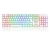 Teclado Optico Gamer Surara Pro Rgb Branco Switch Vermelho ABNT2
