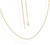 Corrente 1x1 Fio 0.60 70cm Folheado Em Ouro 18k