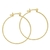 Brinco Argola Fio 30Mm Folheado Em Ouro 18k