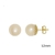 Brinco Perola Folheado Em Ouro 18k