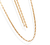 Choker Retângulo 4Mm (35+5) Folheado Em Ouro 18k