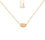 Choker Cartie Com Búzio Vazado Borda Torcida 13Mm Folheado Em Ouro 18k