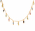 Choker Com 15 Balões Acrilicos E 15 Bolinhas Folheado Em Ouro 18k