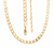 Choker Elo Curto Batido Folheado Em Ouro 18k