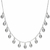 Choker Prata Pura 990 Com 13 Búzios Mini