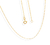 Corrente 0.40 Elo Longo Diamantada 60Cm Folheado Em Ouro 18k - comprar online